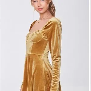 forever 21 dresses gold Forever 21 Size 3X Gold/Multi Mother of Bride Dress – Bridal Sense main image 0